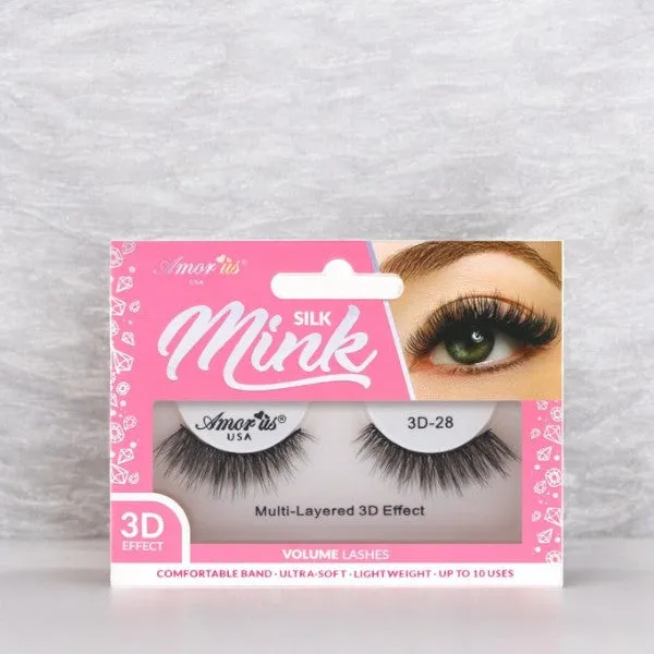 Amor Us Silk Mink Volume Lashes 3D Effect 3D-28