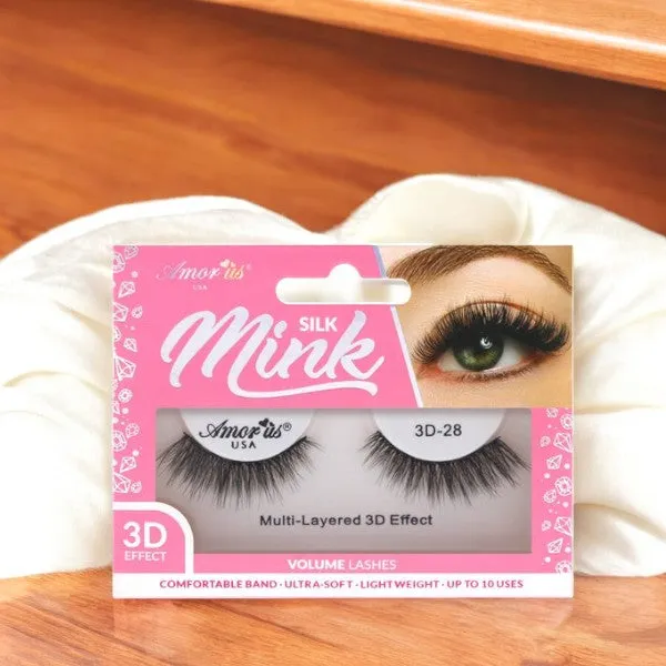Amor Us Silk Mink Volume Lashes 3D Effect 3D-28
