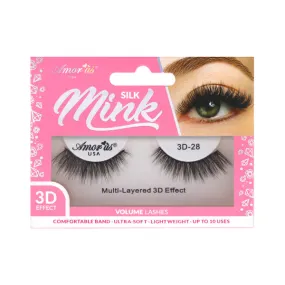 Amor Us Silk Mink Volume Lashes 3D Effect 3D-28
