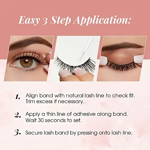 Ardell Strip Lashes Naked Lashes 431 with Invisiband, 1 pair