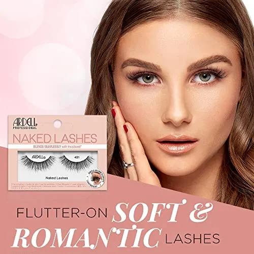 Ardell Strip Lashes Naked Lashes 431 with Invisiband, 1 pair