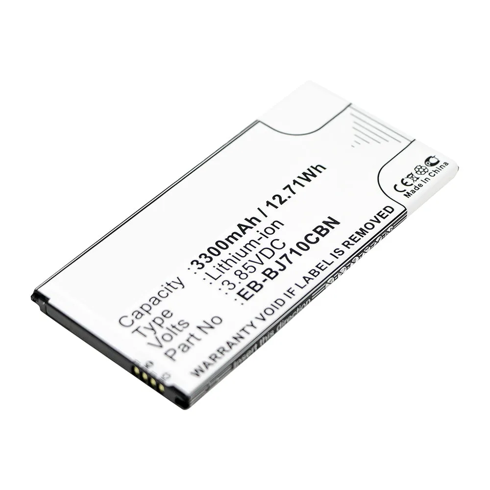 Batteries N Accessories BNA-WB-L13125 Cell Phone Battery - Li-ion, 3.85V, 3300mAh, Ultra High Capacity - Replacement for Samsung EB-BJ710CBA Battery