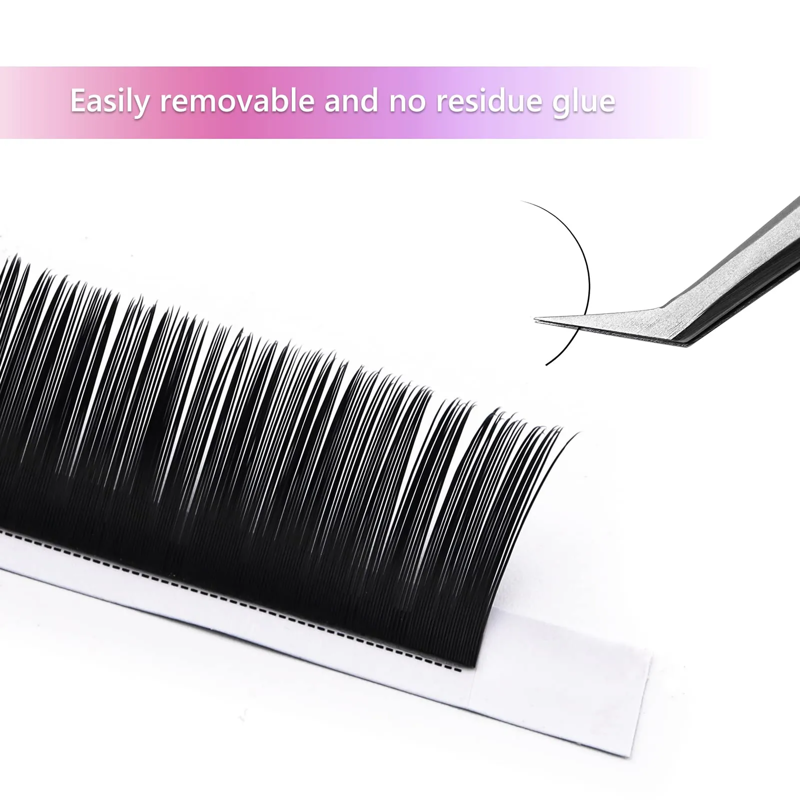 Eyelash Extensions FADLASH D Curl Lash Extensions Mixed Tray 8-14mm 0.20mm Silk Classic Eyelash Extensions Supplies (0.20-D, Mix 8-14mm)