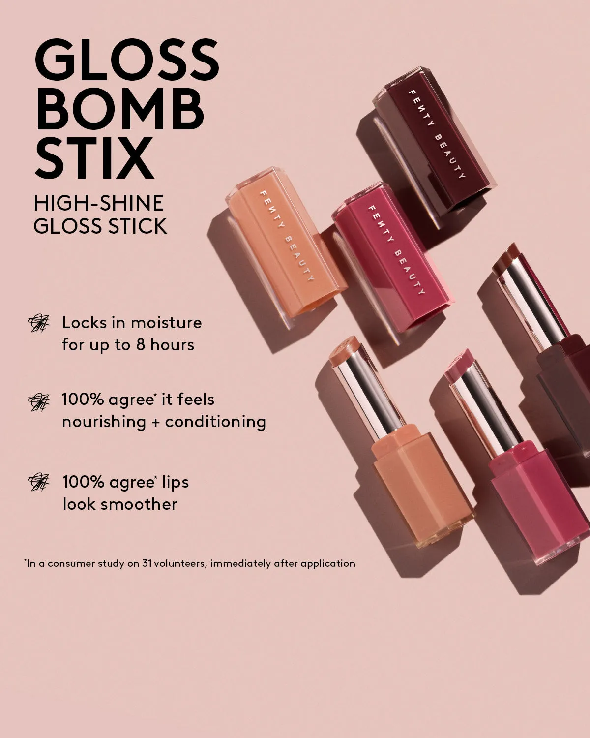 Gloss Bomb Stix High-Shine Gloss Stick — Two'Lip Kiss