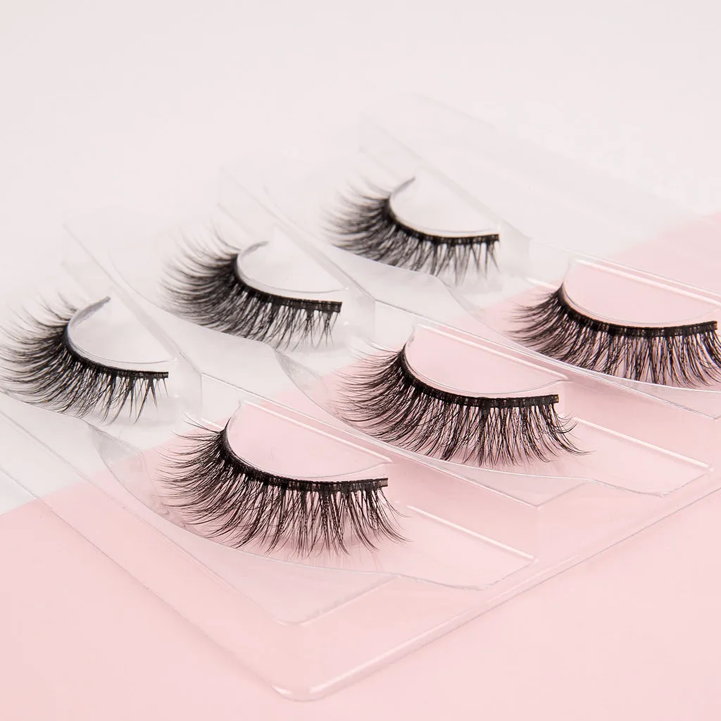 Invogue False Eyelashes Jetsetter Multipack (3 Pairs)