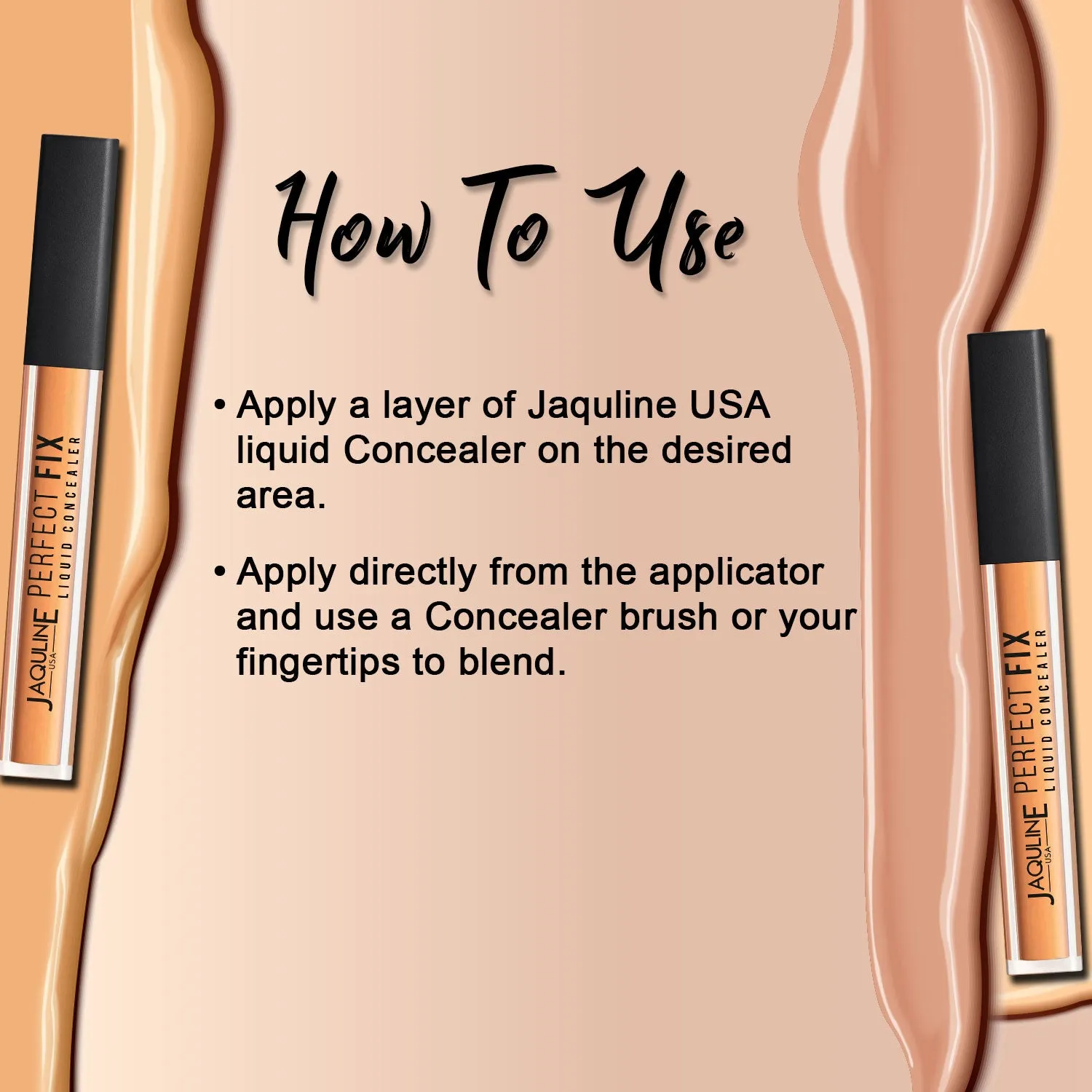 Jaquline USA Liquid concealer 4ml Warm Sand 03