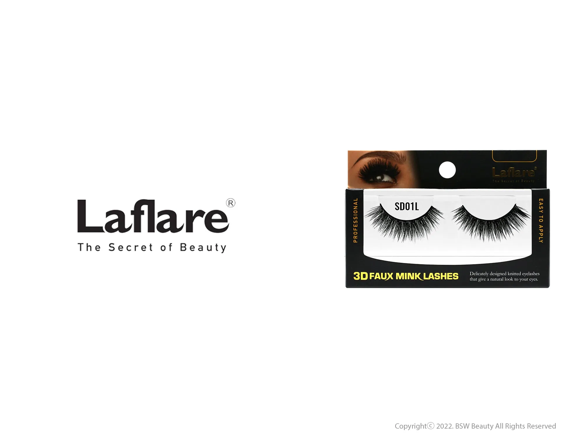 LAFLARE 3D FAUX MINK LASHES - SD01L