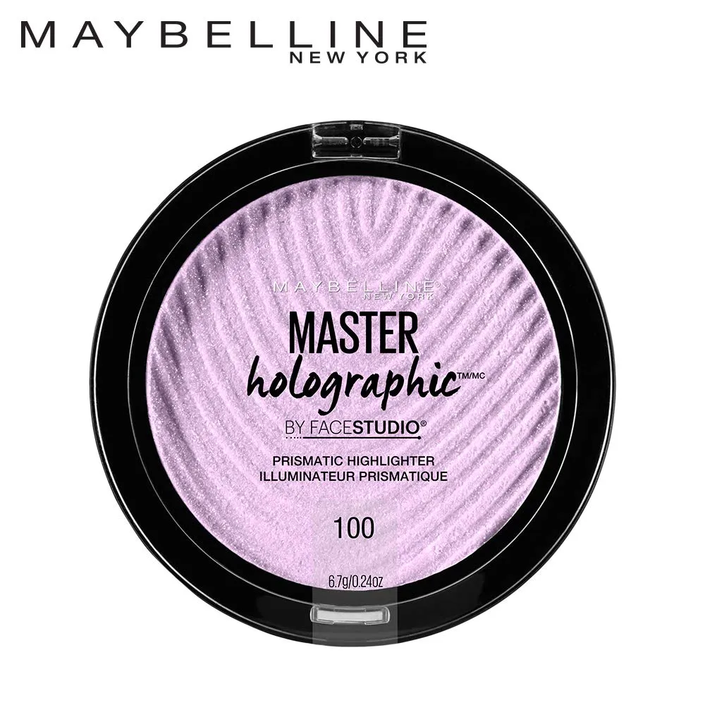 Maybelline New York Facestudio Master Holographic Prismatic Highlighter Makeup, Purple, 0.24 oz.