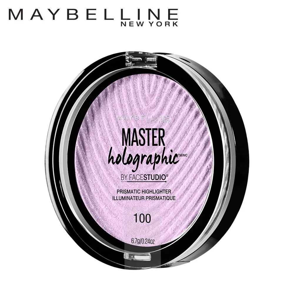 Maybelline New York Facestudio Master Holographic Prismatic Highlighter Makeup, Purple, 0.24 oz.