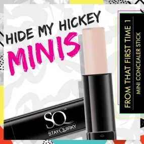 Stay Quirky Hide my Hickey Concealer Minis - From That First Time 1 | Buildabale Coverage | Brightening | Long Lasting | Smudgeproof | Transferproof