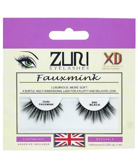 Zuri Eyelashes Zuri Fauxmink Eyelashes 888 Black